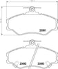 Mintex Brake Pads Full Set Of 4 Front MDB1762 thumbnail