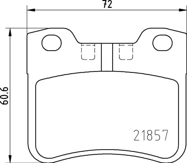 Mintex Brake Pads Full Set Of 4 Front MDB1806 - image 4