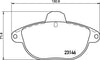 Mintex Brake Pads Full Set Of 4 Front MDB1854MX thumbnail