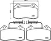 Mintex Brake Pads Full Set Of 4 Front MDB1877 thumbnail
