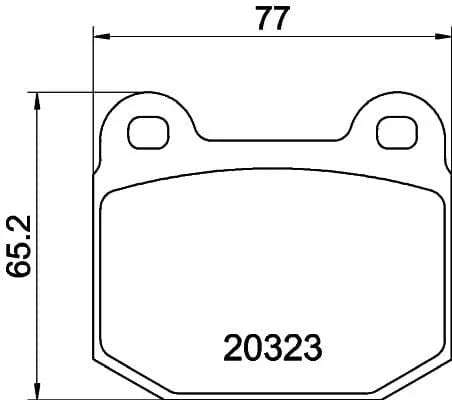 Mintex Brake Pads Full Set Of 4 Front MDB1890 - image 3