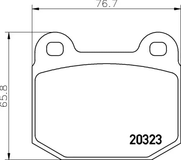 Mintex Brake Pads Full Set Of 4 Front MDB1890 - image 4