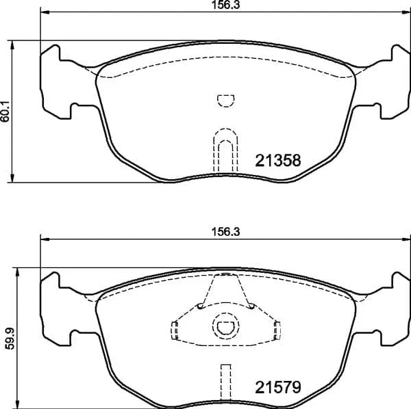 Mintex Brake Pads Full Set Of 4 Front MDB1895 - image 4