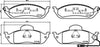 Mintex Brake Pads Full Set Of 4 Front MDB1936 thumbnail