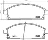 Mintex Brake Pads Full Set Of 4 Front MDB1975 thumbnail