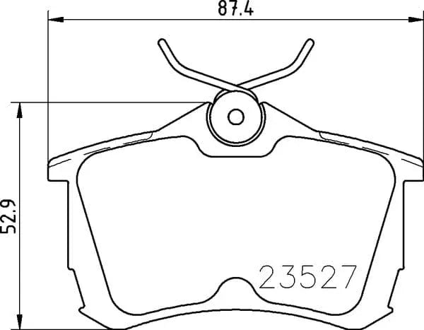 Mintex Brake Pads Set Brake Pads Full Set Of 4 Rear MDB1990 - image 4