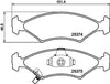 Mintex Brake Pads Full Set Of 4 Front MDB2010 thumbnail