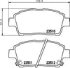Mintex Brake Pads Full Set Of 4 Front MDB2029 thumbnail