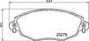 Mintex Brake Pads Full Set Of 4 Front MDB2062 thumbnail