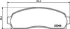 Mintex Brake Pads Full Set Of 4 Front MDB2086 thumbnail