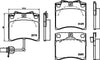 Mintex Brake Pads Full Set Of 4 Front MDB2095 thumbnail