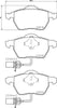 Mintex Brake Pads Full Set Of 4 Front MDB2231 thumbnail