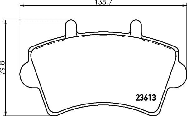 Mintex Brake Pads Full Set Of 4 Front MDB2268 - image 3