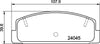 Mintex Brake Pads Set Brake Pads Full Set Of 4 Rear MDB2309 thumbnail