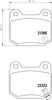 Mintex Brake Pads Set Brake Pads Full Set Of 4 Rear MDB2342MX thumbnail