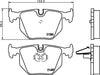 Mintex Brake Pads Set Brake Pads Full Set Of 4 Rear MDB2534 thumbnail