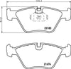 Mintex Brake Pads Full Set Of 4 Front MDB2620 thumbnail