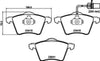 Mintex Brake Pads Full Set Of 4 Front MDB2625 thumbnail