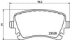 Mintex Brake Pads Set Brake Pads Full Set Of 4 Rear MDB2638MX thumbnail