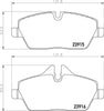 Mintex Brake Pads Full Set Of 4 Front MDB2682MX thumbnail