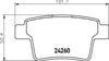 Mintex Brake Pads Set Brake Pads Full Set Of 4 Rear MDB2691 thumbnail