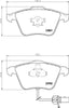 Mintex Brake Pads Full Set Of 4 Front MDB2694 thumbnail