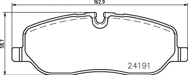 Mintex Brake Pads Full Set Of 4 Front MDB2712MX - image 4