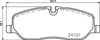 Mintex Brake Pads Full Set Of 4 Front MDB2712MX thumbnail