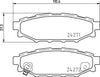Mintex Brake Pads Set Brake Pads Full Set Of 4 Rear MDB2732 thumbnail