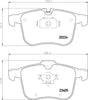 Mintex Brake Pads Full Set Of 4 Front MDB2764 thumbnail