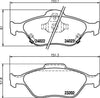 Mintex Brake Pads Full Set Of 4 Front MDB2769 thumbnail