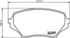 Mintex Brake Pads Full Set Of 4 Front MDB2771 thumbnail