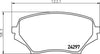Mintex Brake Pads Full Set Of 4 Front MDB2771 thumbnail