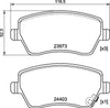 Mintex Brake Pads Full Set Of 4 Front MDB2796 thumbnail
