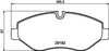 Mintex Brake Pads Full Set Of 4 Front MDB2803 - OEM Quality Replacement thumbnail