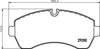 Mintex Brake Pads Full Set Of 4 Front MDB4311 thumbnail