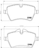 Mintex Brake Pads Full Set Of 4 Front MDB2816MX thumbnail