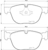 Mintex Brake Pads Full Set Of 4 Front MDB2827MX thumbnail