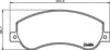 Mintex Brake Pads Full Set Of 4 Front MDB2851MX thumbnail