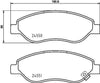 Mintex Brake Pads Full Set Of 4 Front MDB2900 thumbnail