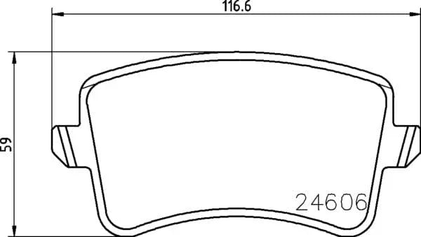 Mintex Brake Pads Set Brake Pads Full Set Of 4 Rear MDB2929 - image 4
