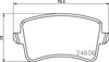 Mintex Brake Pads Set Brake Pads Full Set Of 4 Rear MDB2929 thumbnail