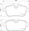 Mintex Brake Pads Set Brake Pads Full Set Of 4 Rear MDB2947 thumbnail