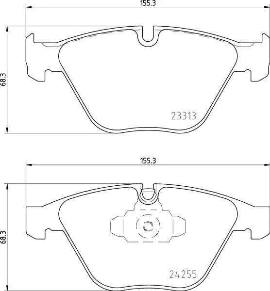 Mintex Brake Pads Full Set Of 4 Front MDB2960 - image 3