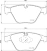 Mintex Brake Pads Full Set Of 4 Front MDB2960 thumbnail