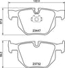 Mintex Brake Pads Set Brake Pads Full Set Of 4 Rear MDB2961 thumbnail