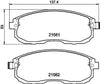 Mintex Brake Pads Full Set Of 4 Front MDB2967MX thumbnail