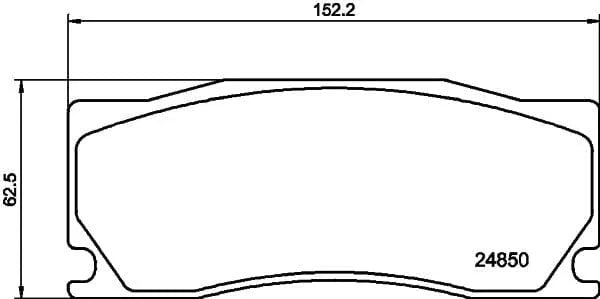 Mintex Brake Pads Full Set Of 4 Front MDB2979 - image 3