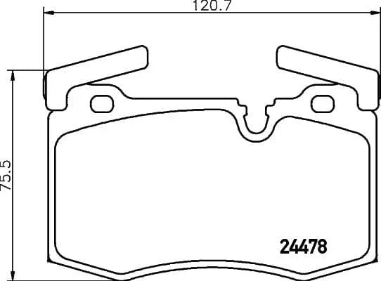 Mintex Brake Pads Full Set Of 4 Front MDB2982 - image 3