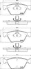 Mintex Brake Pads Full Set Of 4 Front MDB3002 - OEM Quality Replacement thumbnail